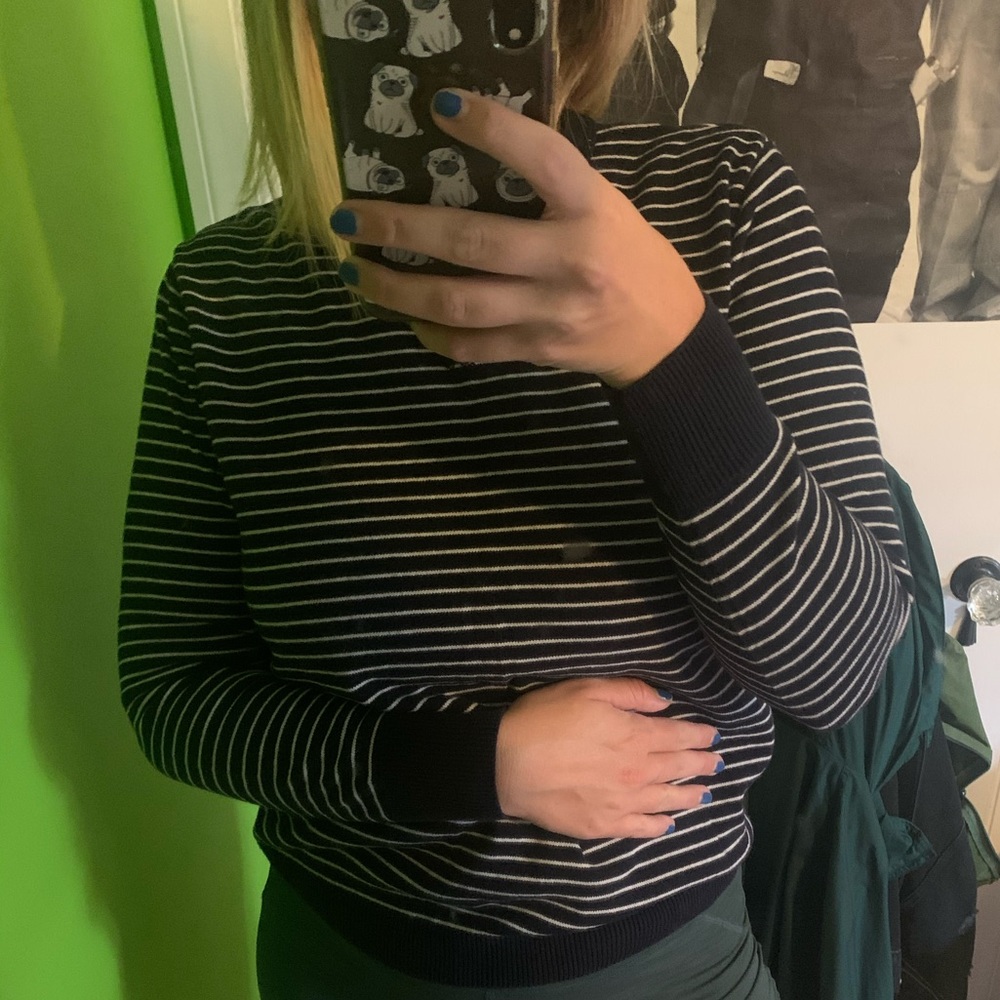 J.Crew striped sweater